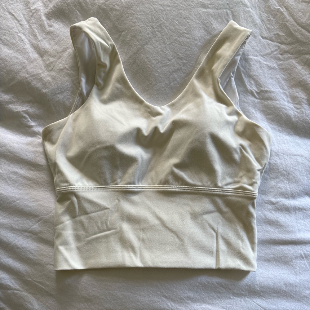 NVGTN White Crop Top